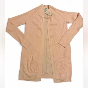 Blue Rain Pink Knit Cardigan Sweater XS nwt